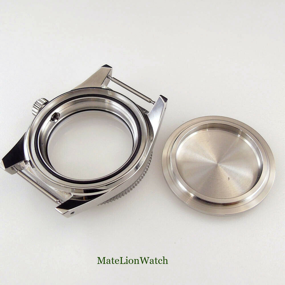 300m Diver Watch Case Fit NH35 ETA2824 PT5000 Domed Sapphire Crystal AR Coating