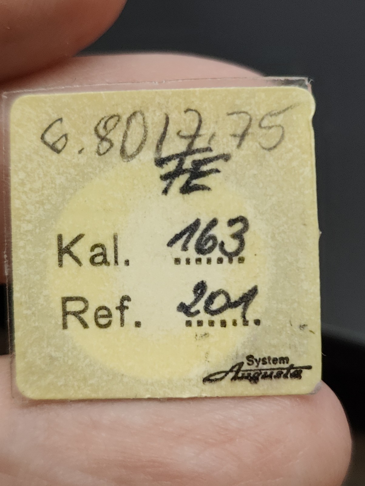 NOS France Ebauches FE Cal. 163 Part 201 Center Wheel