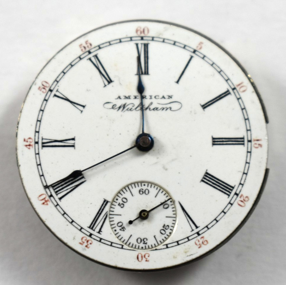 Vintage Waltham Grade 66 0s 11J Hunting Pocket Watch Movement lot.qq