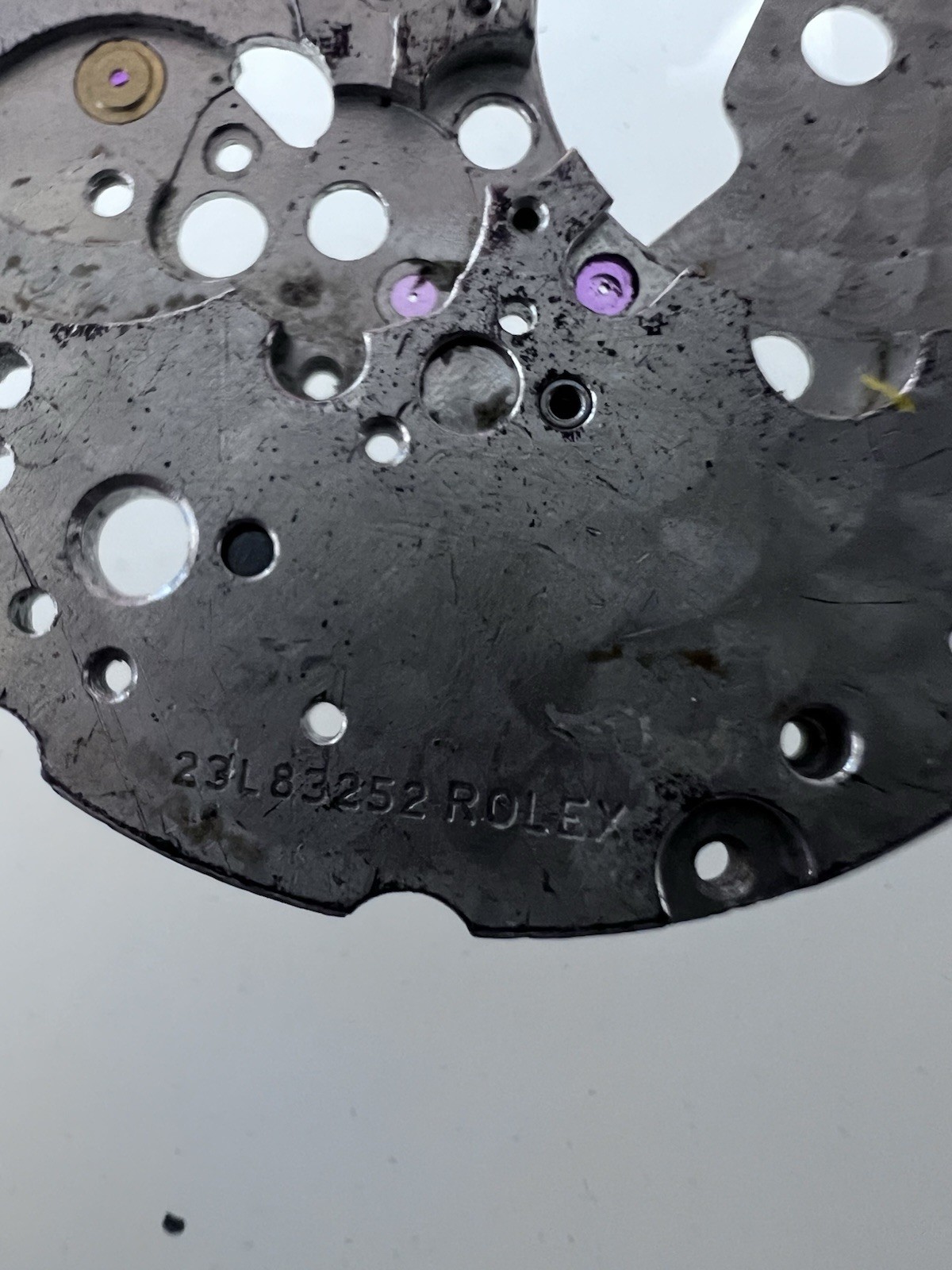 Genuine Rolex 3156 100 Part MainPlate (no Jewels)