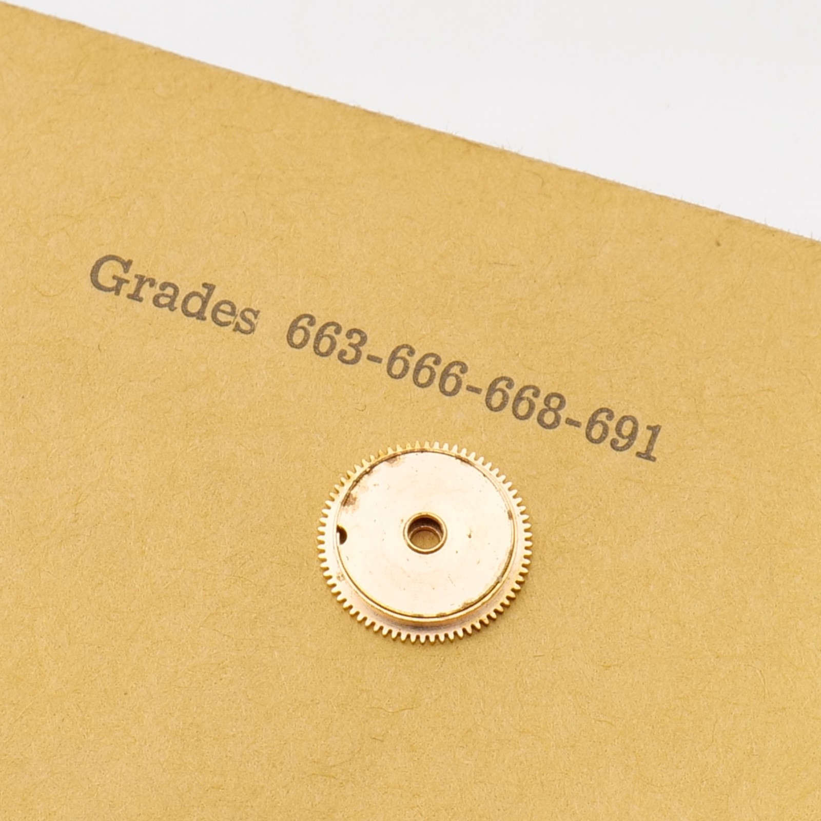 Hamilton 115750 Watch Barrel & Cap Part New Old Stock Fits 663-666-668 (G18D13)