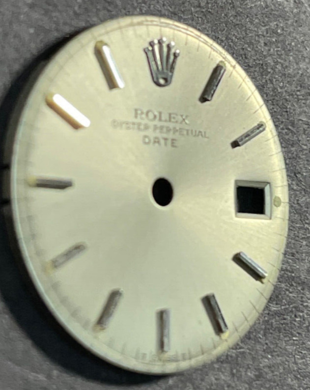 Vintage Rolex Oyster Perpertual Date Watch Dial For 26mm Case 6517 6519 6917
