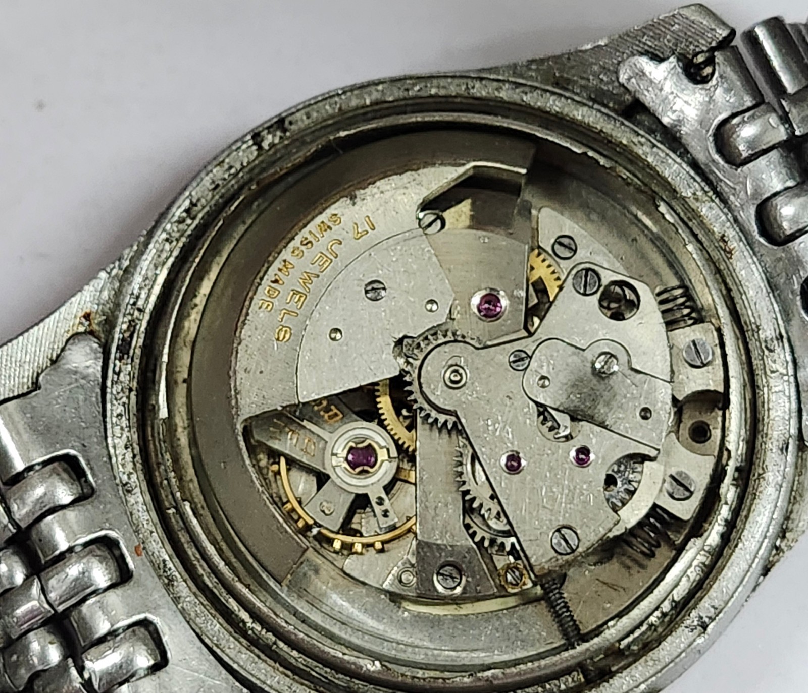 Doxa Case Seeland Sidney 17J Swiss Mechanical Watch Parts Repair Project