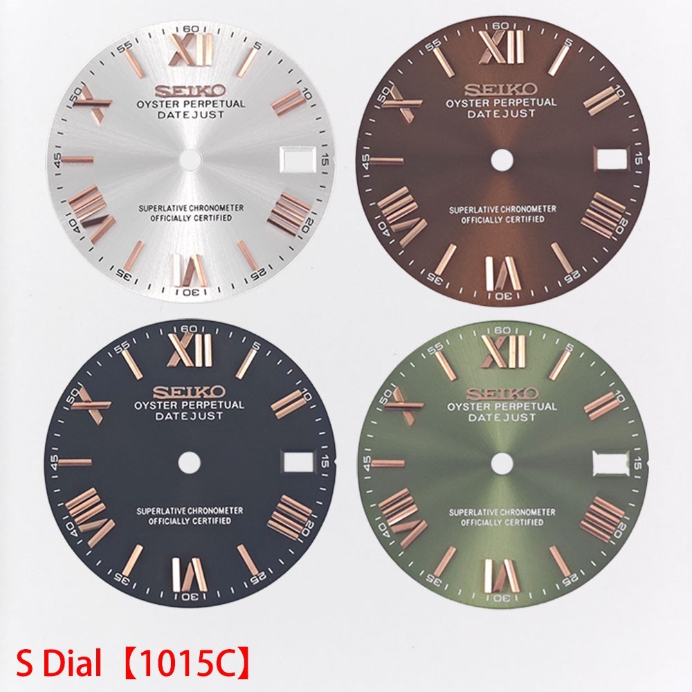 For Seiko 28.5mm Watch Dial No Luminous Fit NH35 NH36 Movement Watches Faces Mod