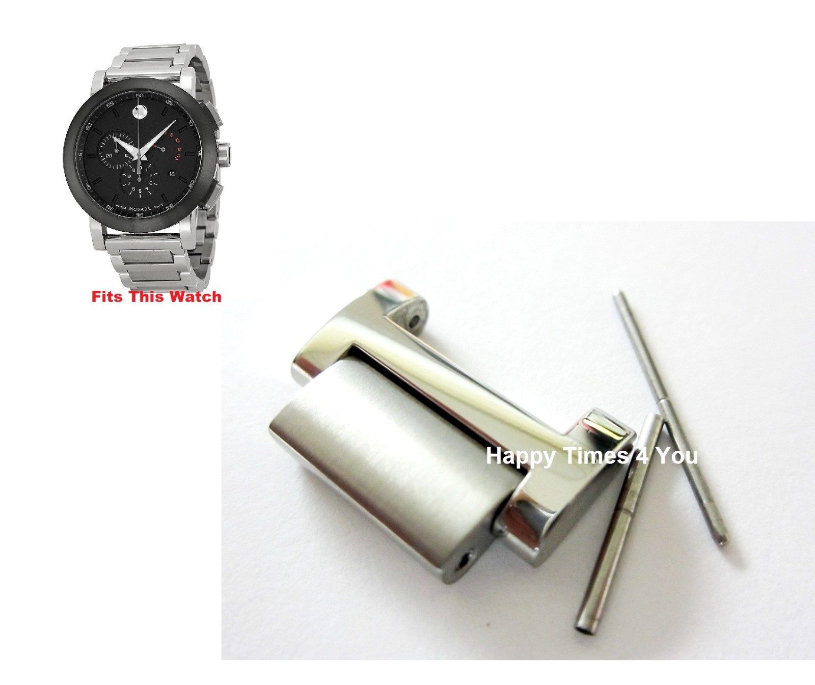 Movado Signature Sport Mens Chronograph Watch Sizing Link