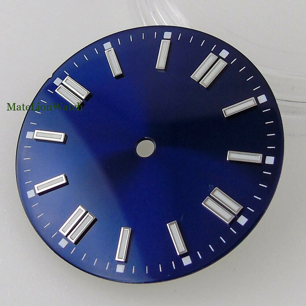 29mm Sterile Watch Dial For ETA2824 2836/Miyota8215 821A/DG2813 3804 Green Lume