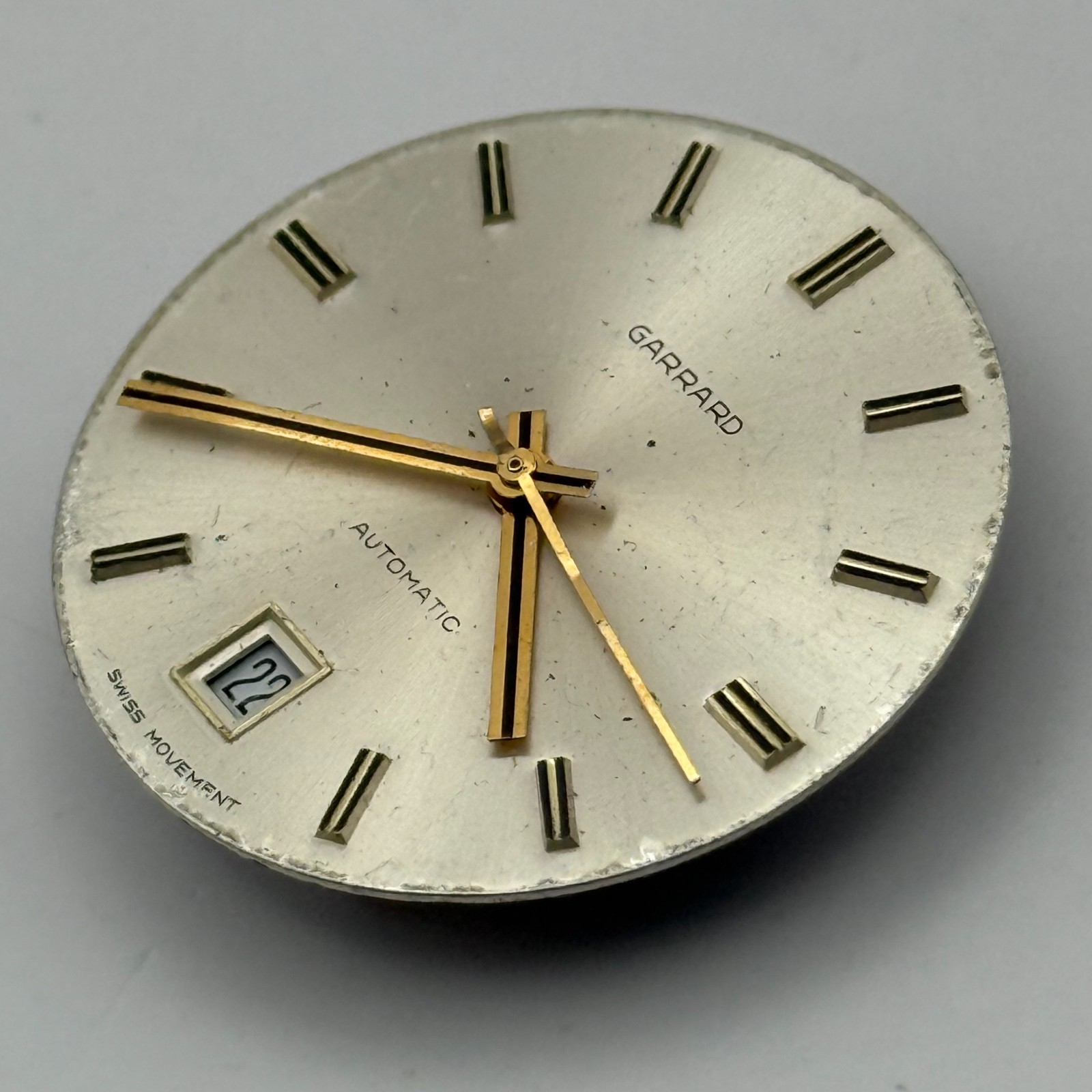 MSR S76-28 Watch Movement Garrard Date Automatic Vintage Parts Repair 25.8mm