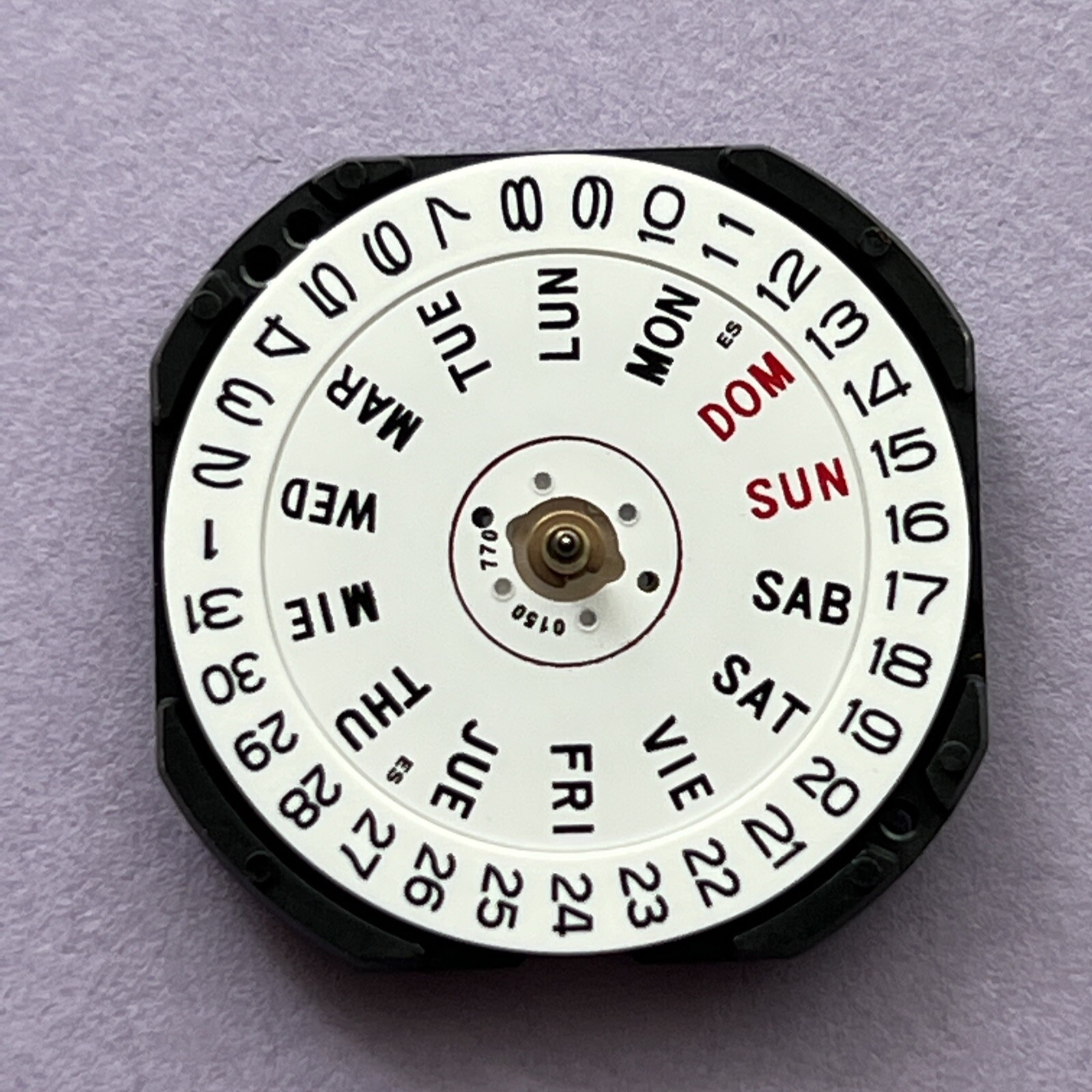 Seiko Hattori Epson VX33E Movement with Day Date @ 3 inc Battery and Stem 23.3mm