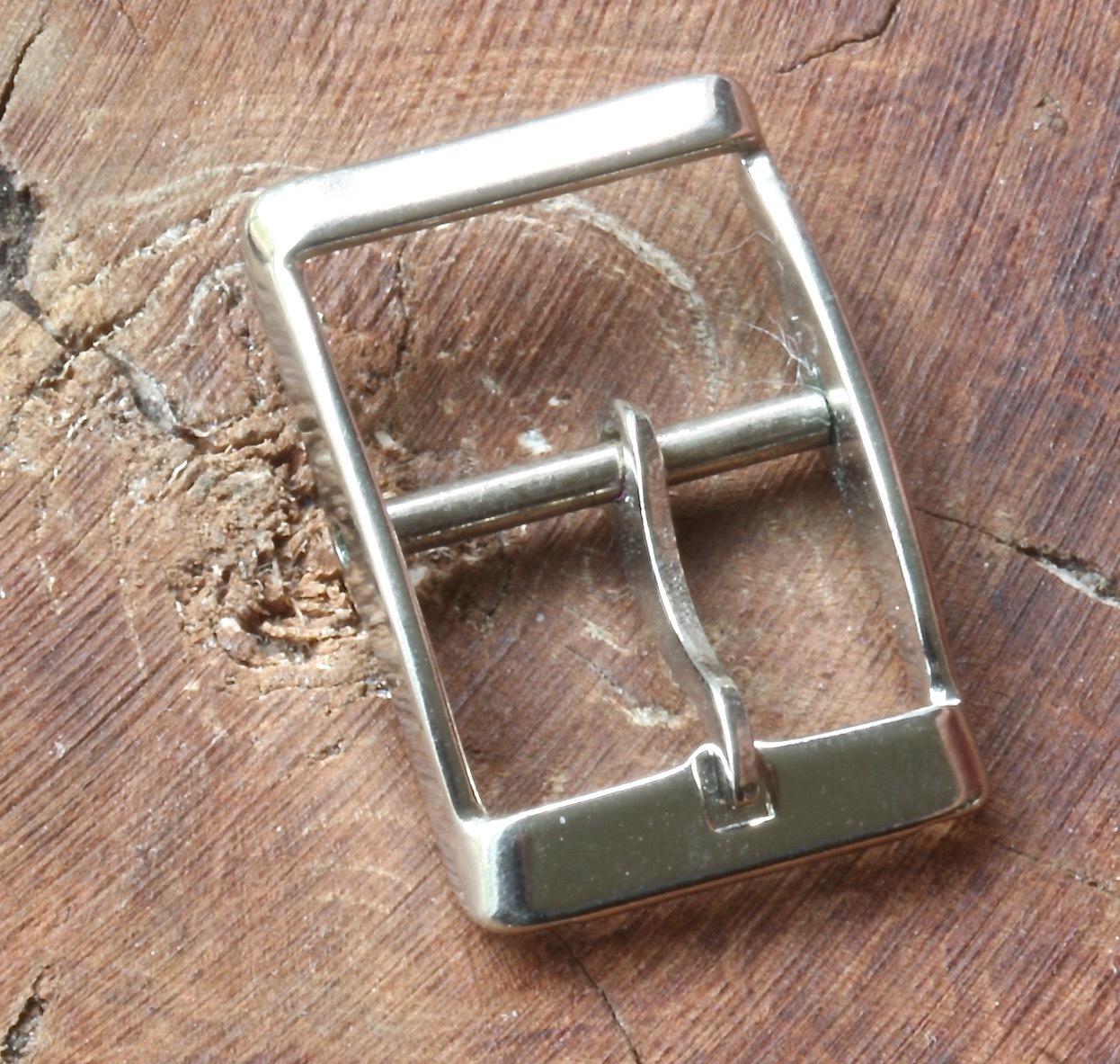 Double-sided vintage watch 14.5mm opening buckle nickel steel New Old Stock