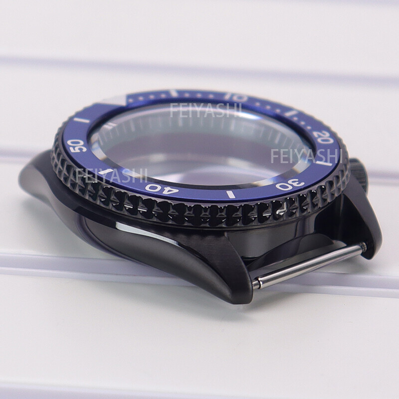 Black Steel Watch Case parts Skx007 mod Chapter Ring For Seiko nh34 NH35 nh36 38