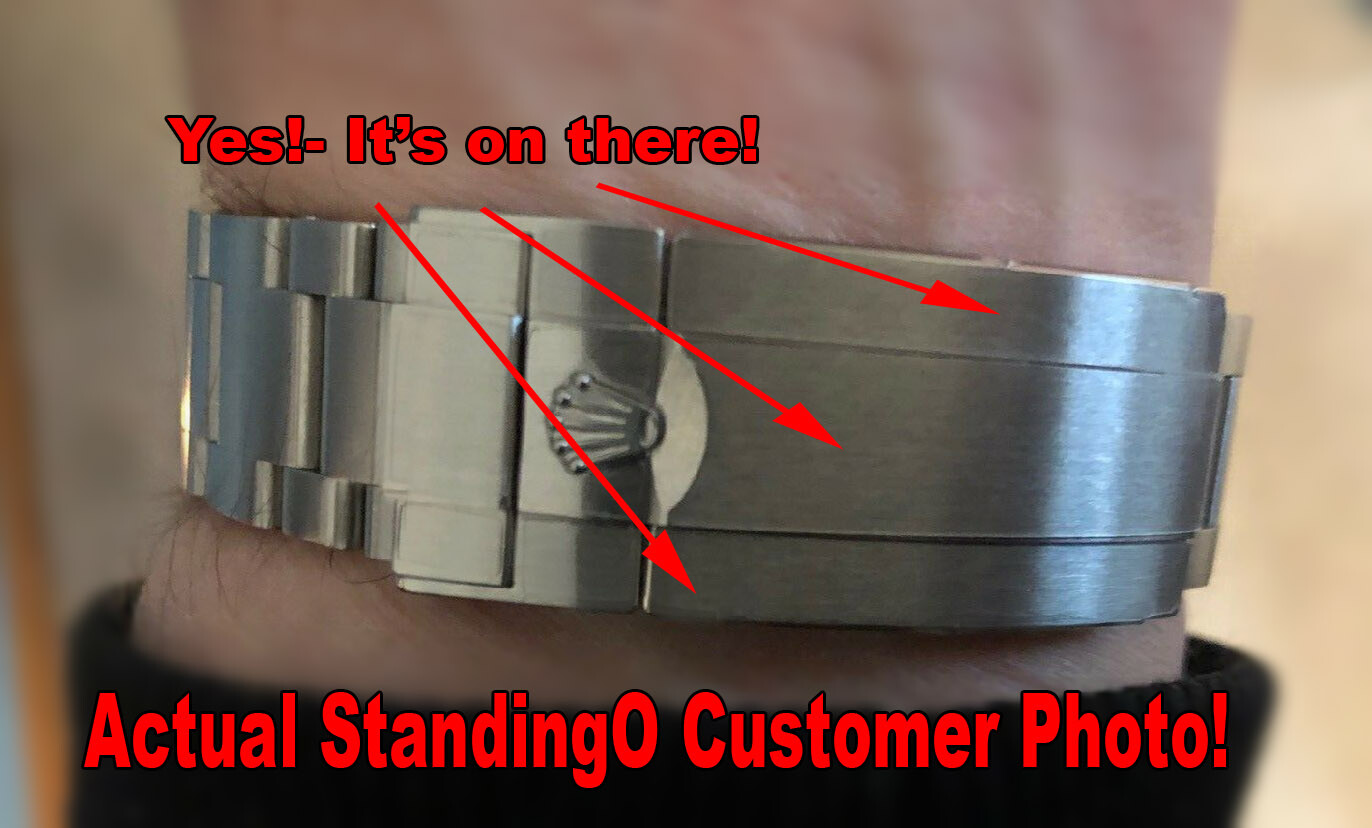 For-Rolex Yacht Master II HD Protector anti-scratch Clasp, Sides, Cryst, bez x2