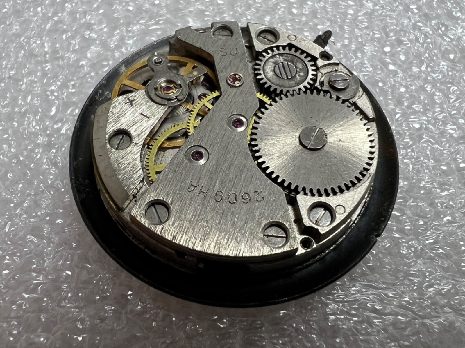 Watch movement USSR Raketa Cal.2609.НА plus Dial.For parts.