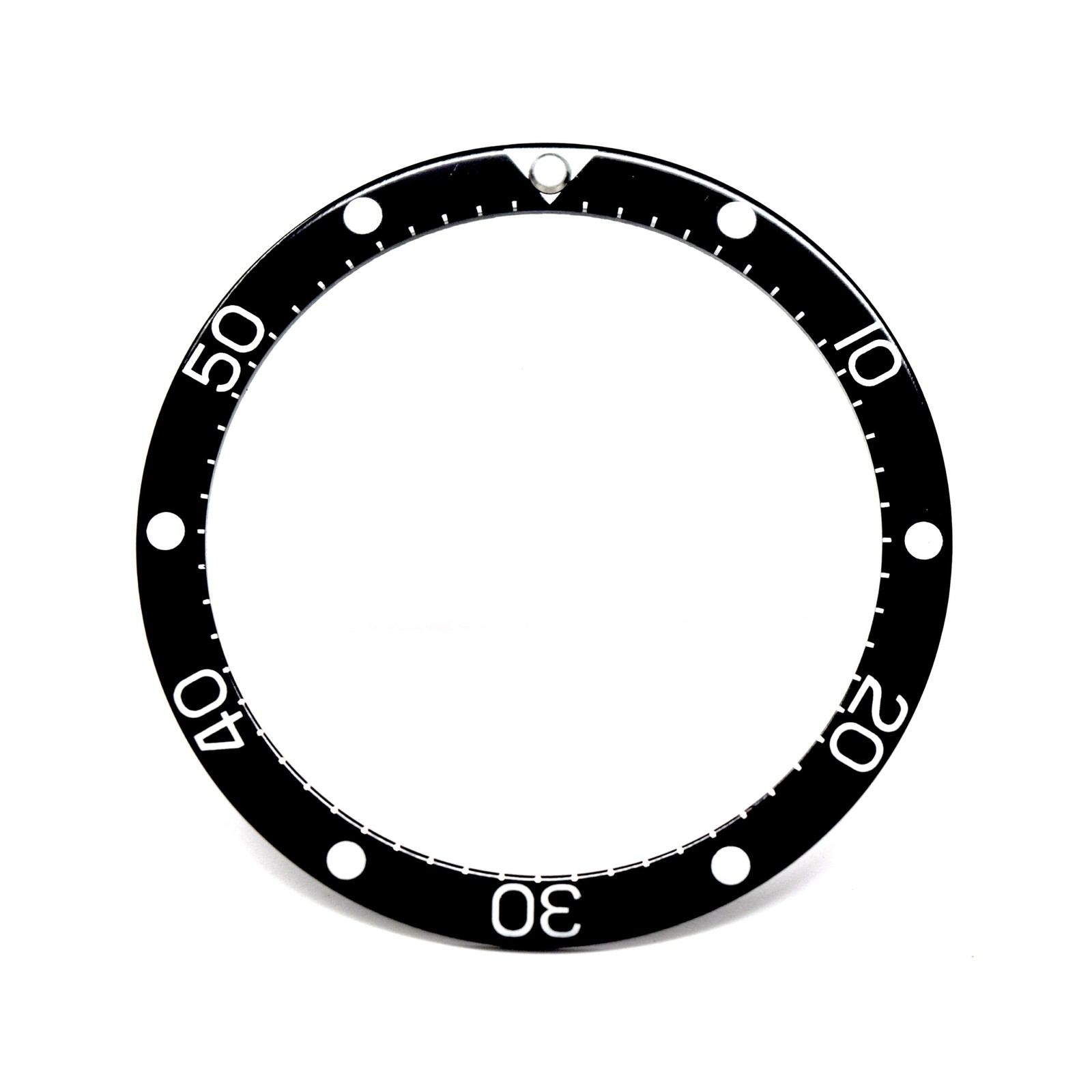 SKX007/SRPD Flat Bezel Insert – Black/Silver – CT6122