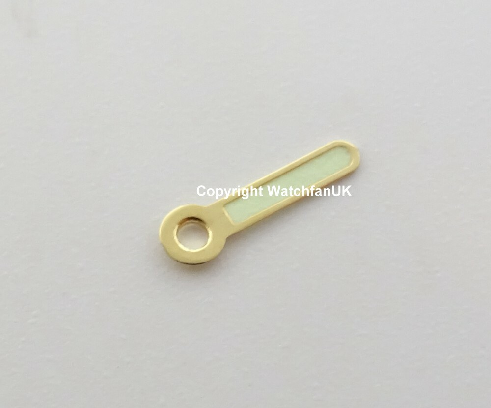 3 Watch Hands With Green Lume 1.2mm/0.7mm/0.2mm Fits all ETA Quartz
