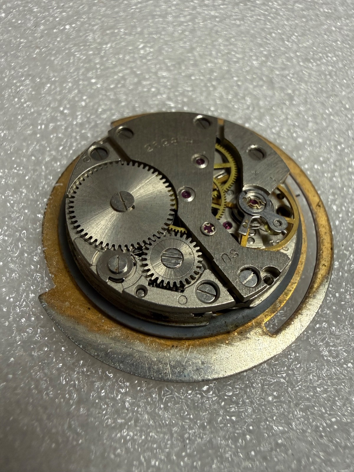 Watch movement USSR Raketa Cal.2628.H. plus Dial. For parts .