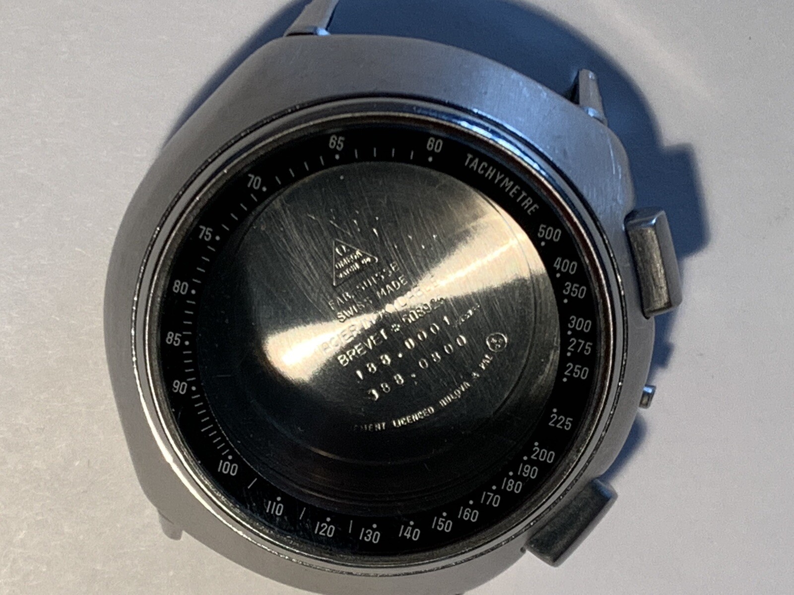 OMEGA Speedsonic Lobster 388.0800 300hz CASE Chronograph SS