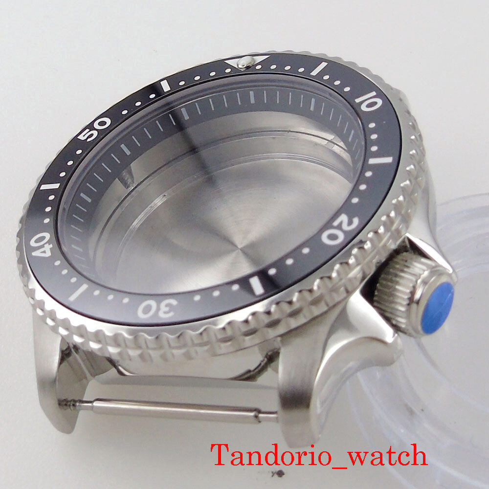 41mm 316L Watch Case For NH35A NH36A SKX007 Sapphire Glass Luminous Dial 20ATM