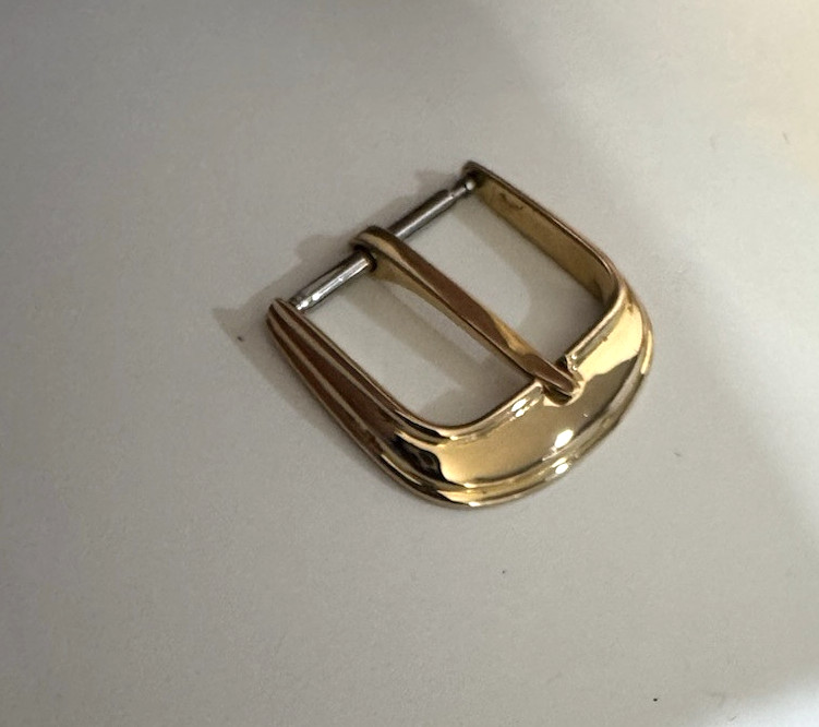 Franck Muller Watch Tang Buckle Clasp 15mm 750-18k YELLOW GOLD 3.9 grams SWISS