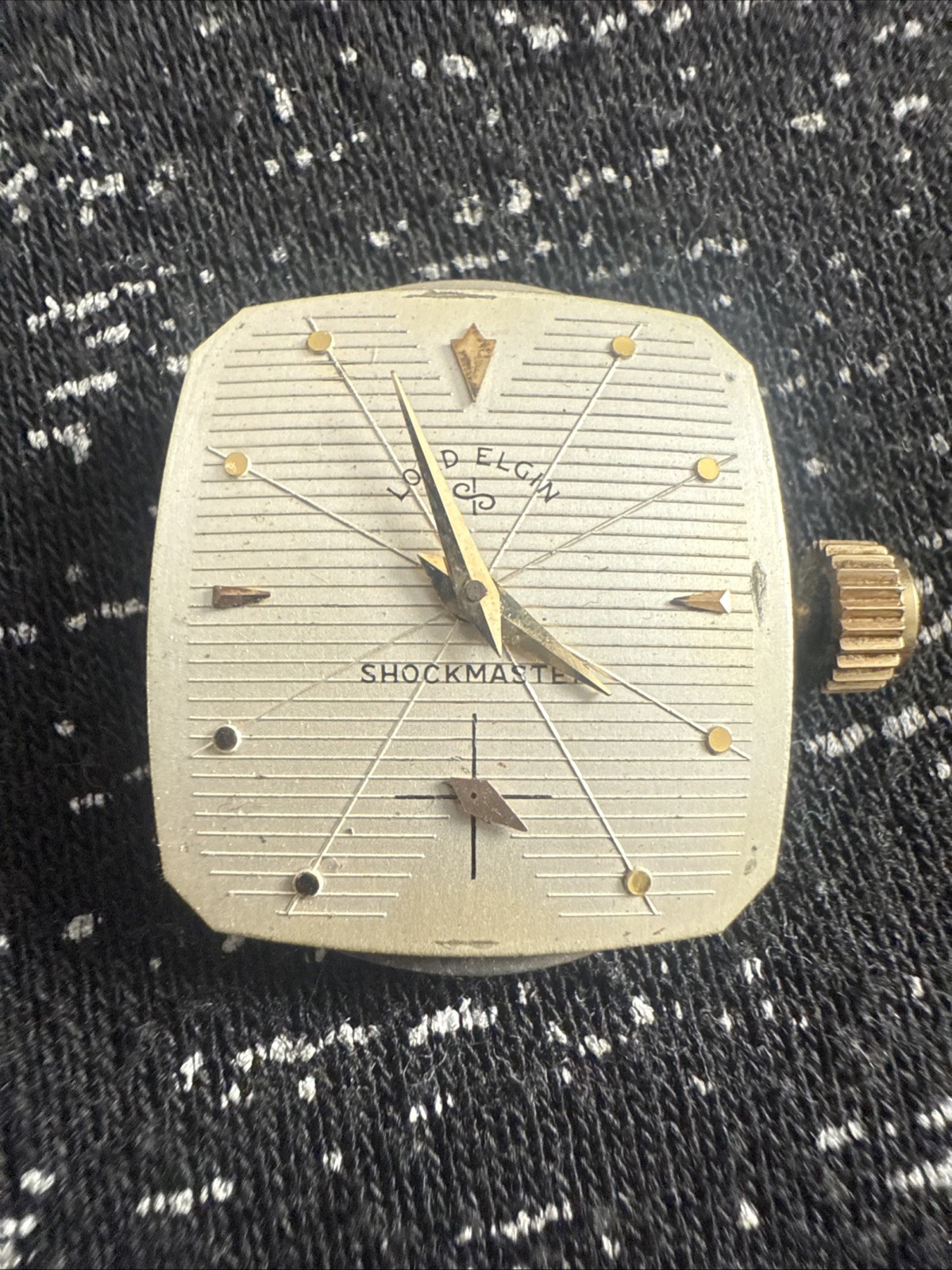 ELGIN WATCH CO SHOCKMASTER 21 JEWELS 713 USA MOVEMENT (MP1047401)