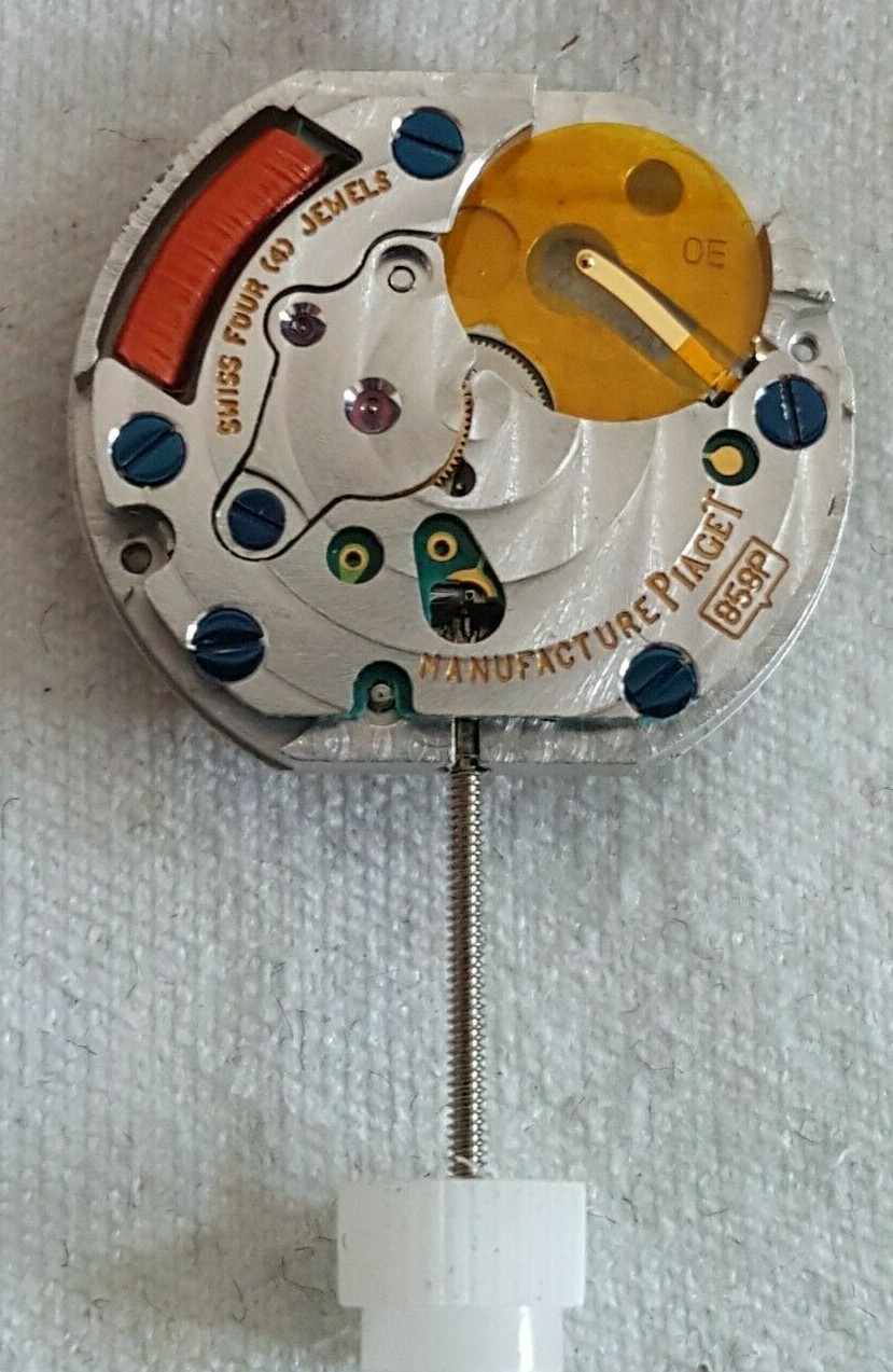 Piaget Polo Movement Caliber 858P + Dial + Hour & Minute Hands + Casing Ring