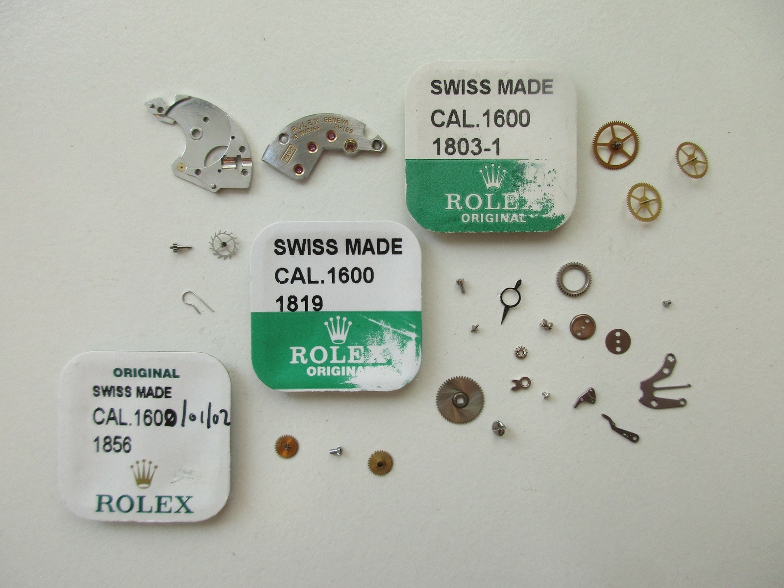 Rolex cal. 1600 Swiss watch movement part – pre-owned – choose