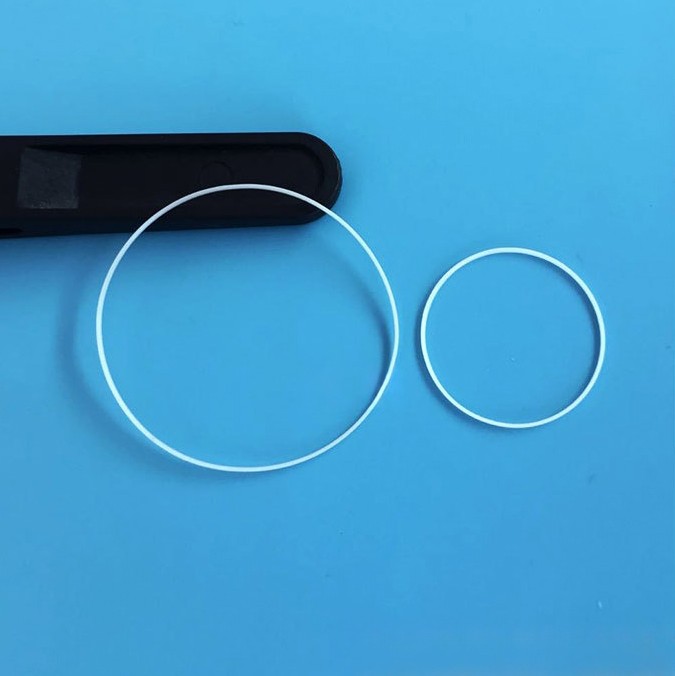 0.6/0.85/1.25/1.7mm White Watch Crystal Gasket Watch Glass Waterproof Seal Ring