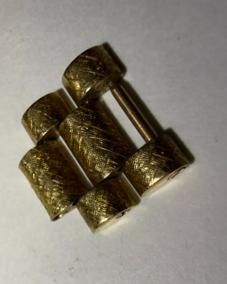 Rolex Presidential Solid 18k Gold Men’ links w/ screws. Please Read Description