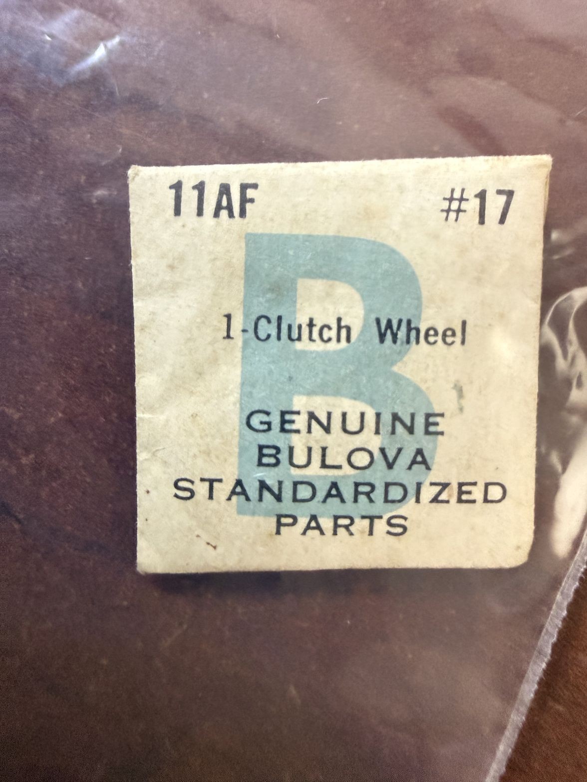 Bulova 11AF Clutch Wheel #17 NOS Genuine Vintage Watch Part New Old Stock