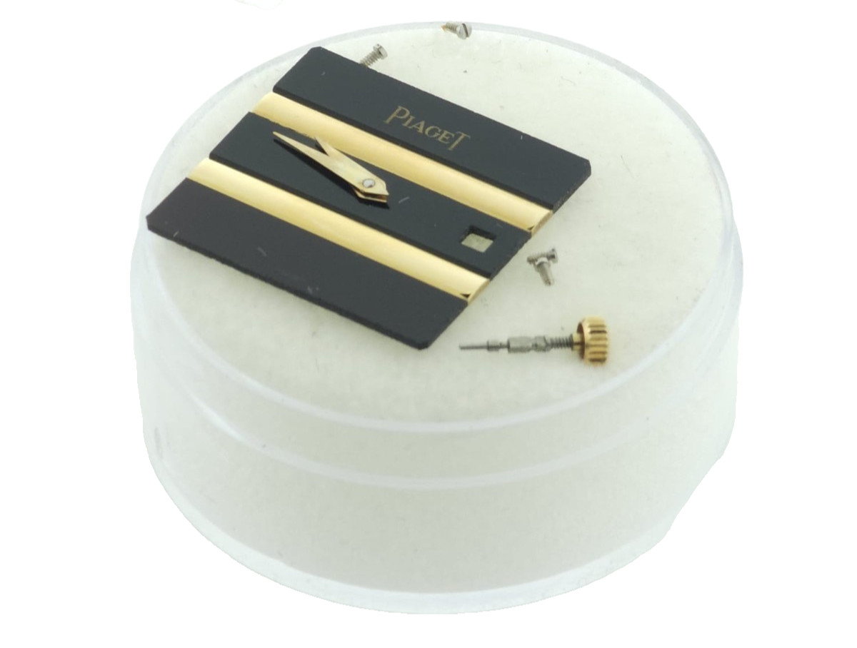 PIAGET Polo Rare Vintage 18K Yellow Gold & Black Onyx ‘Zebra’ Dial & Movement