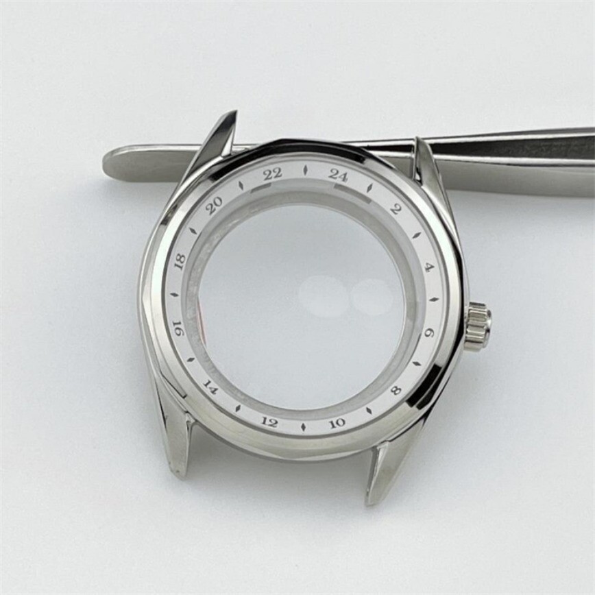 39mm NH35 Case 316L Steel Sapphire Glass Fit NH35/36/4R35/4R36 Movements