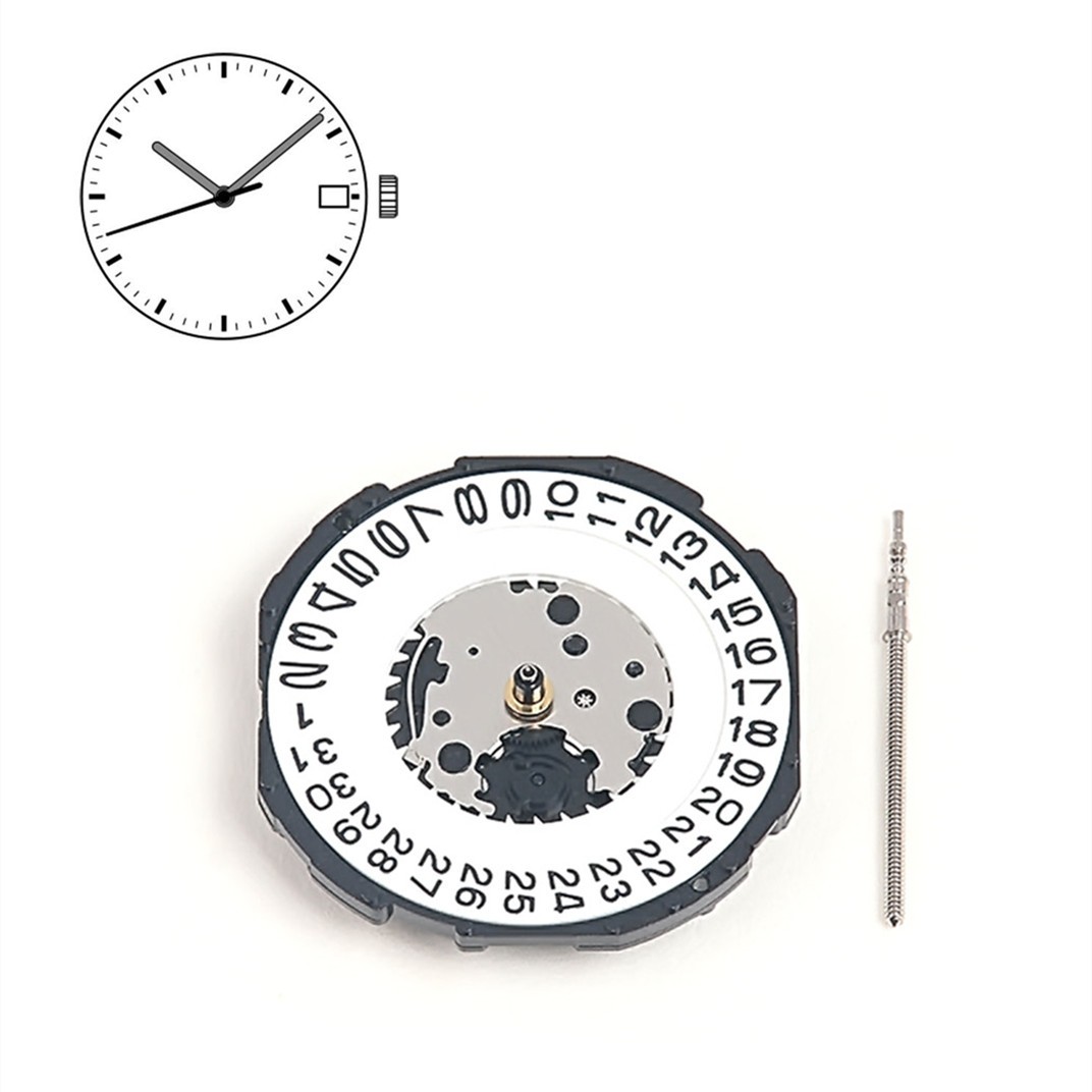 23.7mm 3 Hands Quartz Movement Watches Repair Parts for SEIKO CALIBER PC32A B