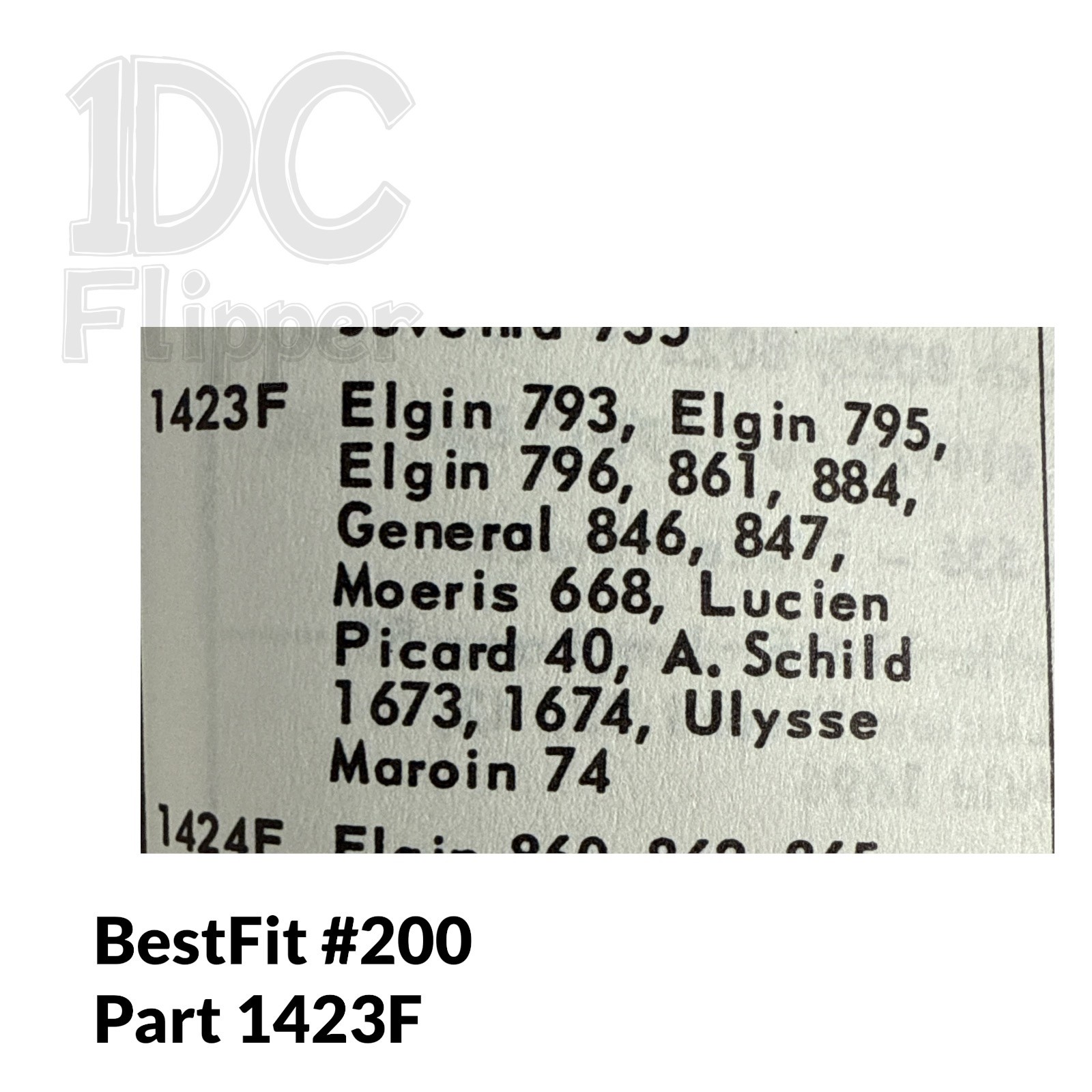 AS 1656 401/468 WINDING STEM BestFit 200/1423F, 0.90, 19.3, Fits Multiple, Read!