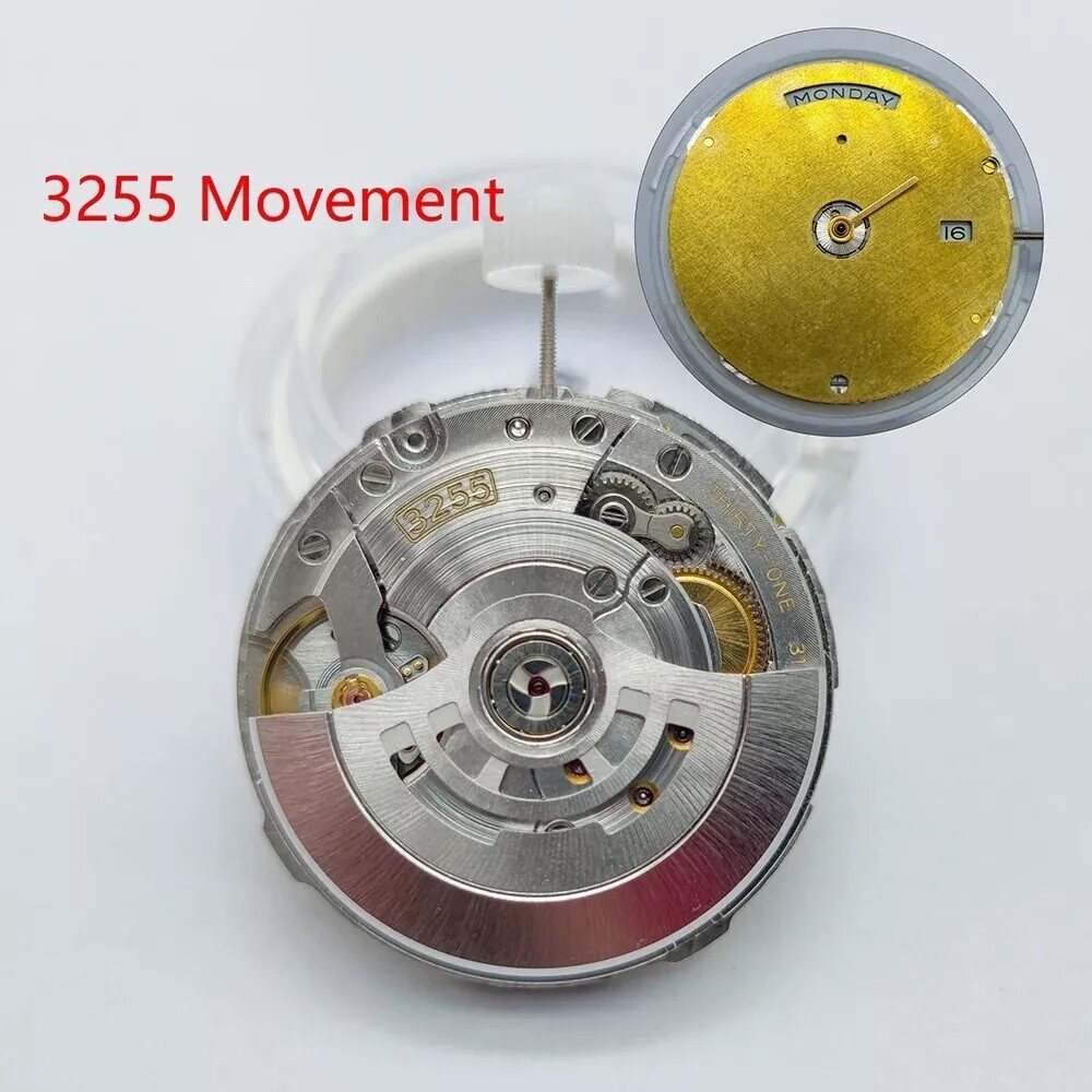 1pc Automatic Mechanical Movement Dual Calendar 31 for 3255