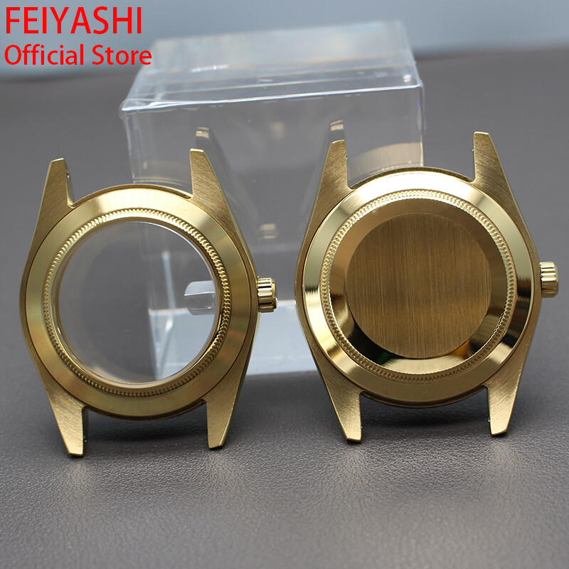 36mm 39mm Fluted Bezel Watch Case 316L Stainless For Seiko NH34 NH35 Miyota8215