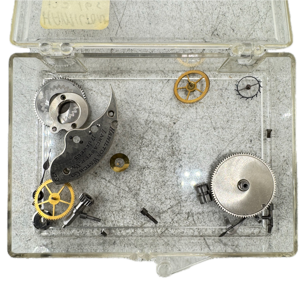 Antique 16s 1912 Hamilton Mechanical Railroad Pocket Watch Movement 972 fParts