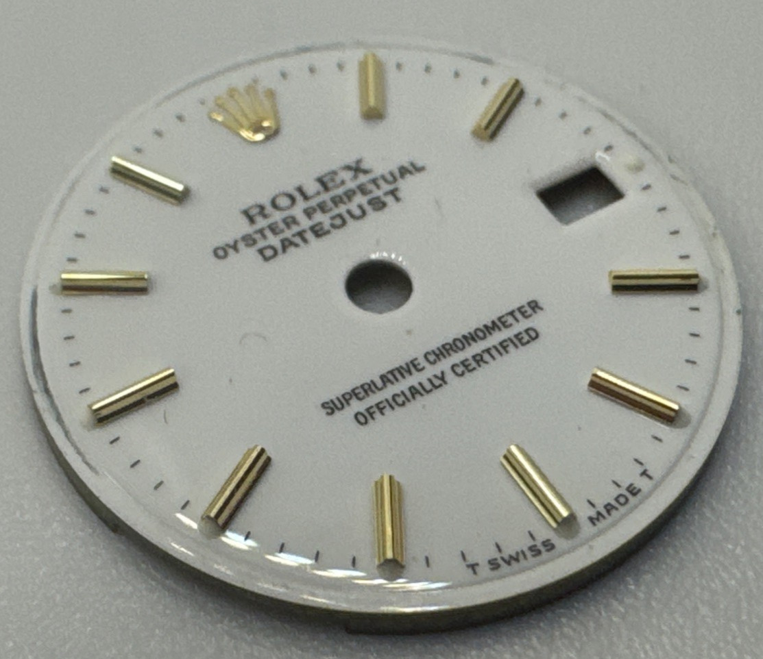 Rolex Datejust 69238 69278 Etc 26Mm Original White Dial Yellow Gold Index