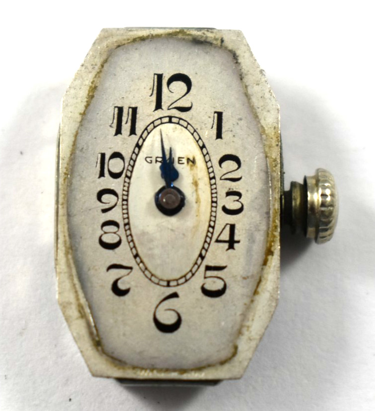 Vintage Gruen Manual Wind 15J 153 Wrist Watch Movement lot.ek