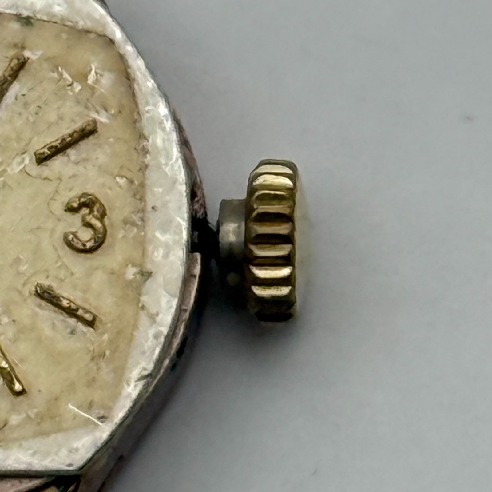 FHF 60 Watch Movement Accurist 21 Jewels Swiss Manual Wind Parts Repair 15.3mm