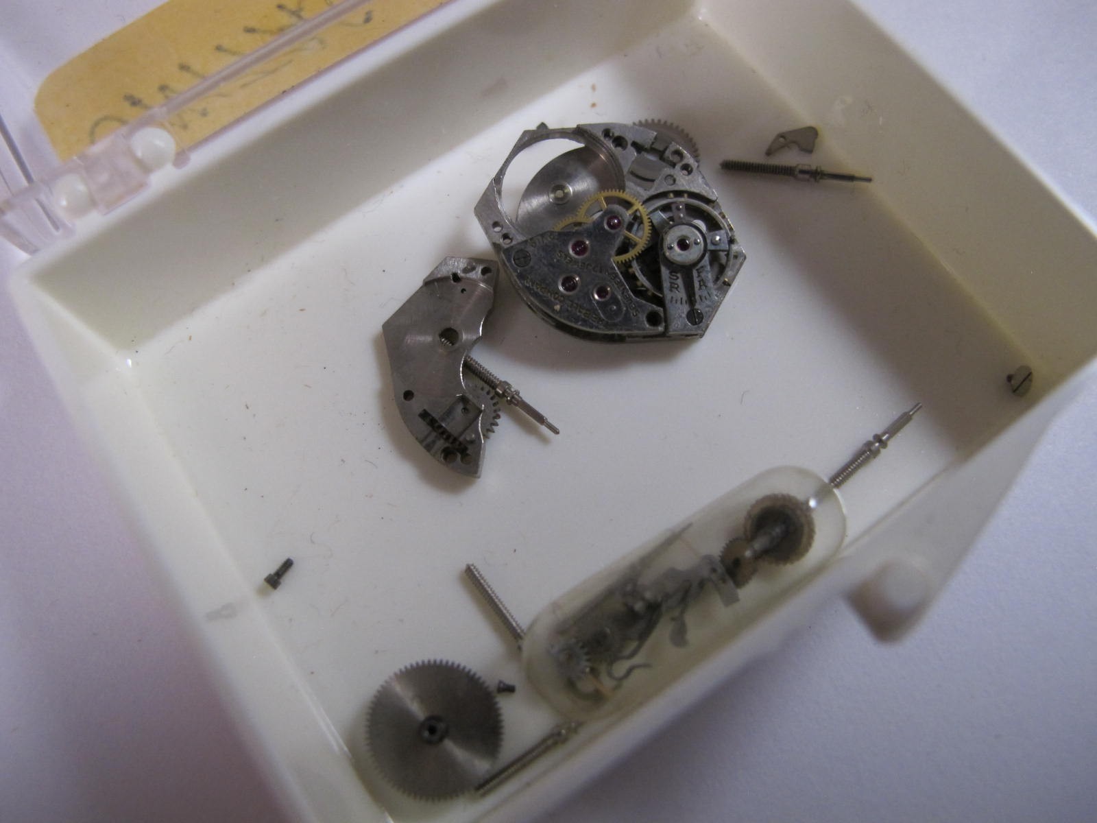 UNITAS CALIBER 190 MOVEMENT MATERIAL GROUP