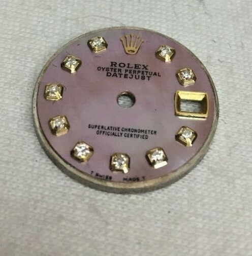 ORIGINAL ROLEX OYSTER PERPETUAL PINK COLOR MOTHER OF PEARL