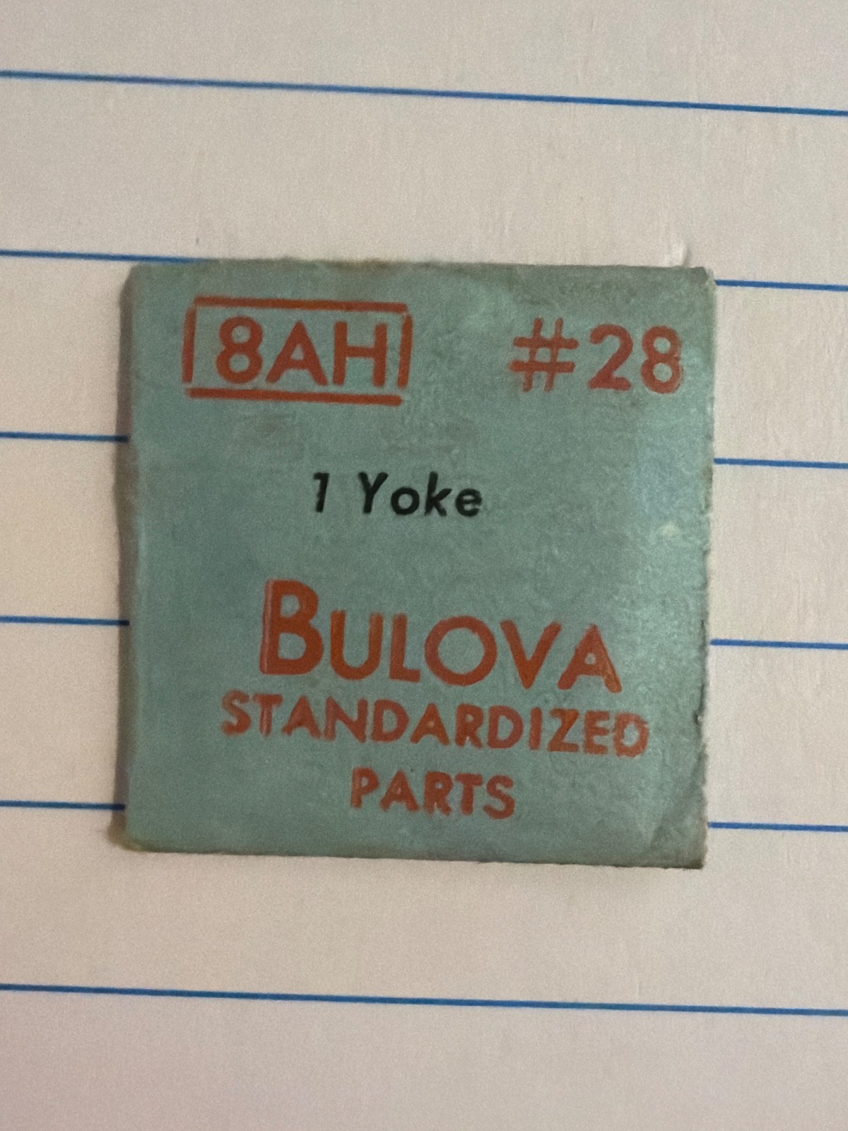 Bulova #28 – Yoke – Set Bridge – Various Calibers