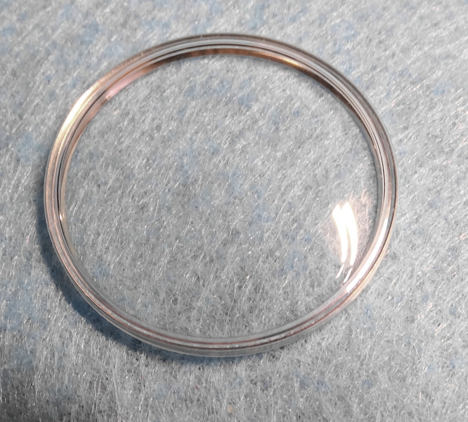 TENAX Chrome Bezel Ring Diving Watch Glass Ø 28.9 mm Height 4.6 mm