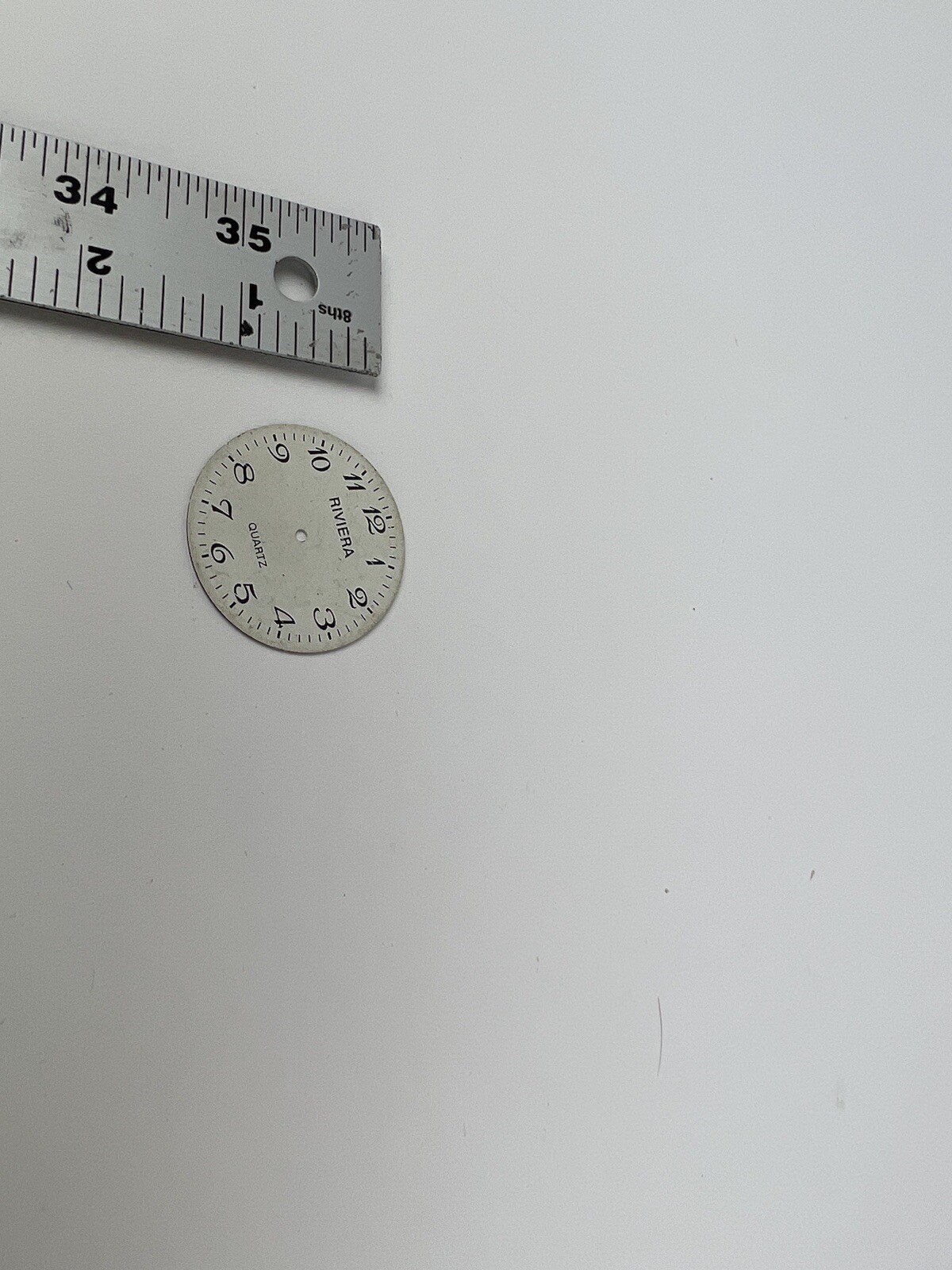 Vintage Rare Riviera Watch – Face ONLY White