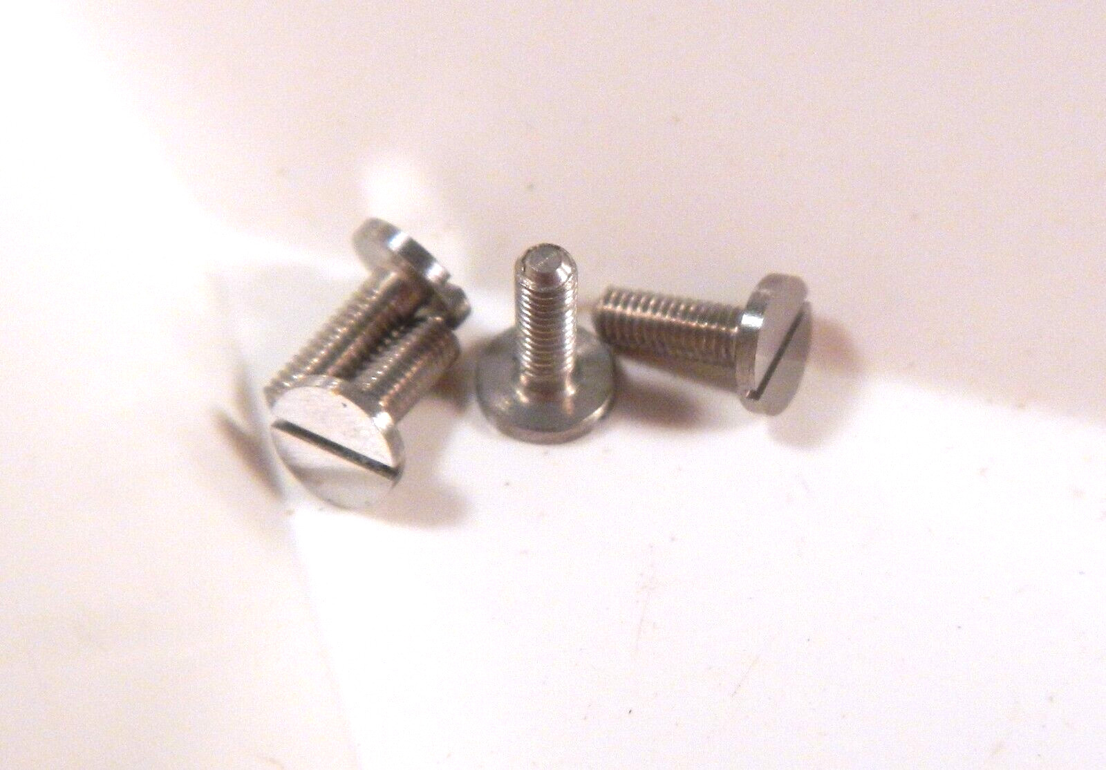 1 Pair of NOS Hamilton Watch Pocketwatch Flat Head Case Screws: 2.4mm x 2.5mm