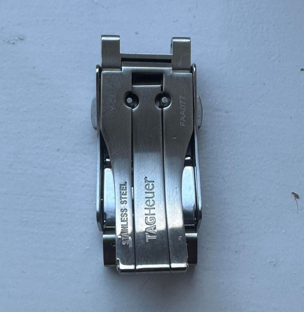 Genuine Tag Heuer Carrera Deployment Deployant Clasp Buckle Bracelet FAA077 18mm