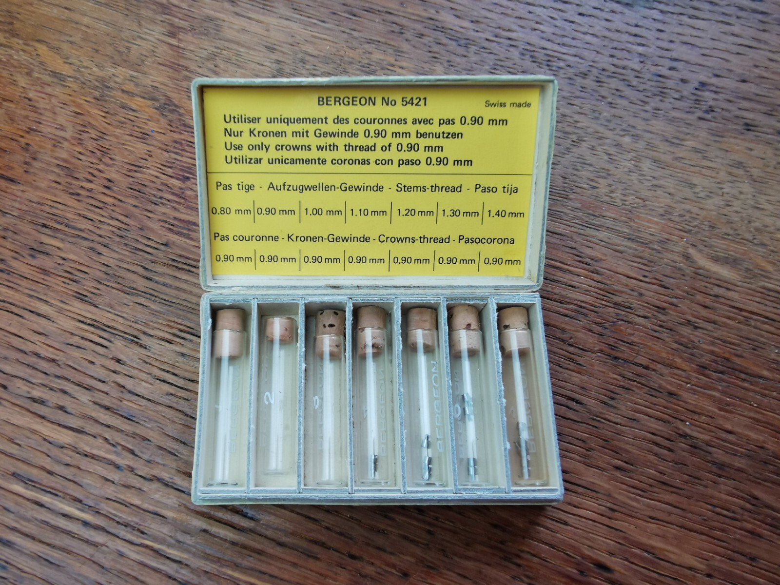 Bergeon 5421-35 Tube Attachments For Crowns, Various, Watchmaker Parts #M123
