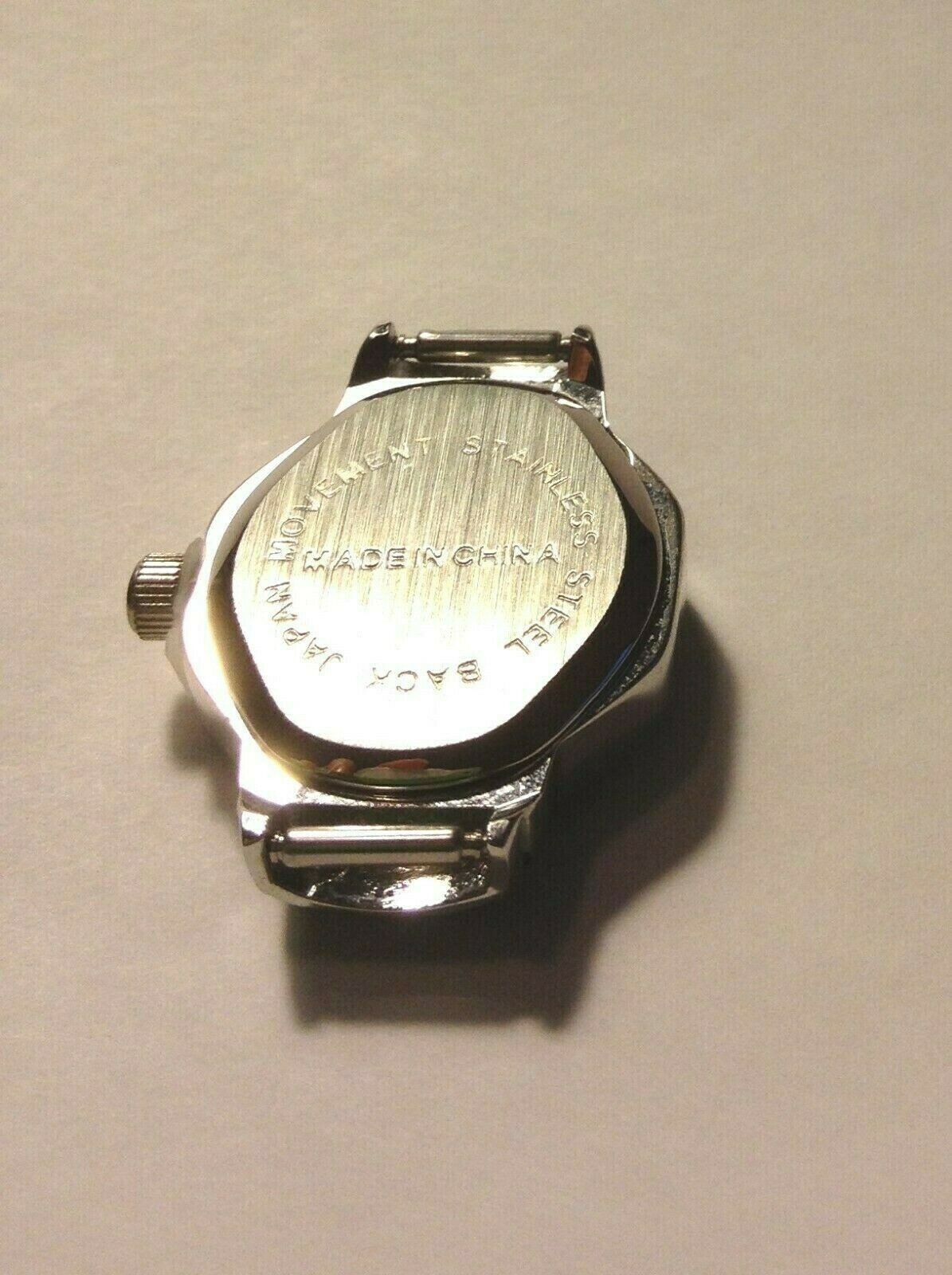 Beading Watch Face Marcasite Mother of Pearl Face Battery included Vintage Look