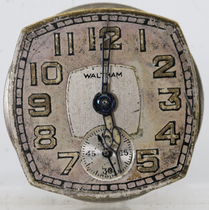 WALTHAM SAPPHIRE 6/0s TRENCH 15j, 26502492 WRIST WATCH MOVEMENT, FOR REPAIR (NH)