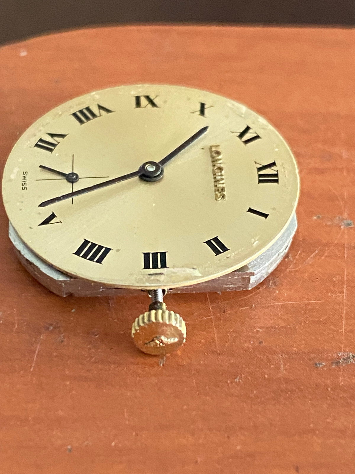 VINTAGE MEN’S LONGINES WRIST WATCH MOVEMENT, CAL. 370, KEEPING TIME, 17 JEWEL