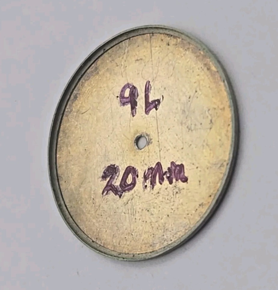 Antique Agassiz Watch Dial Silver Color 9L 21mm